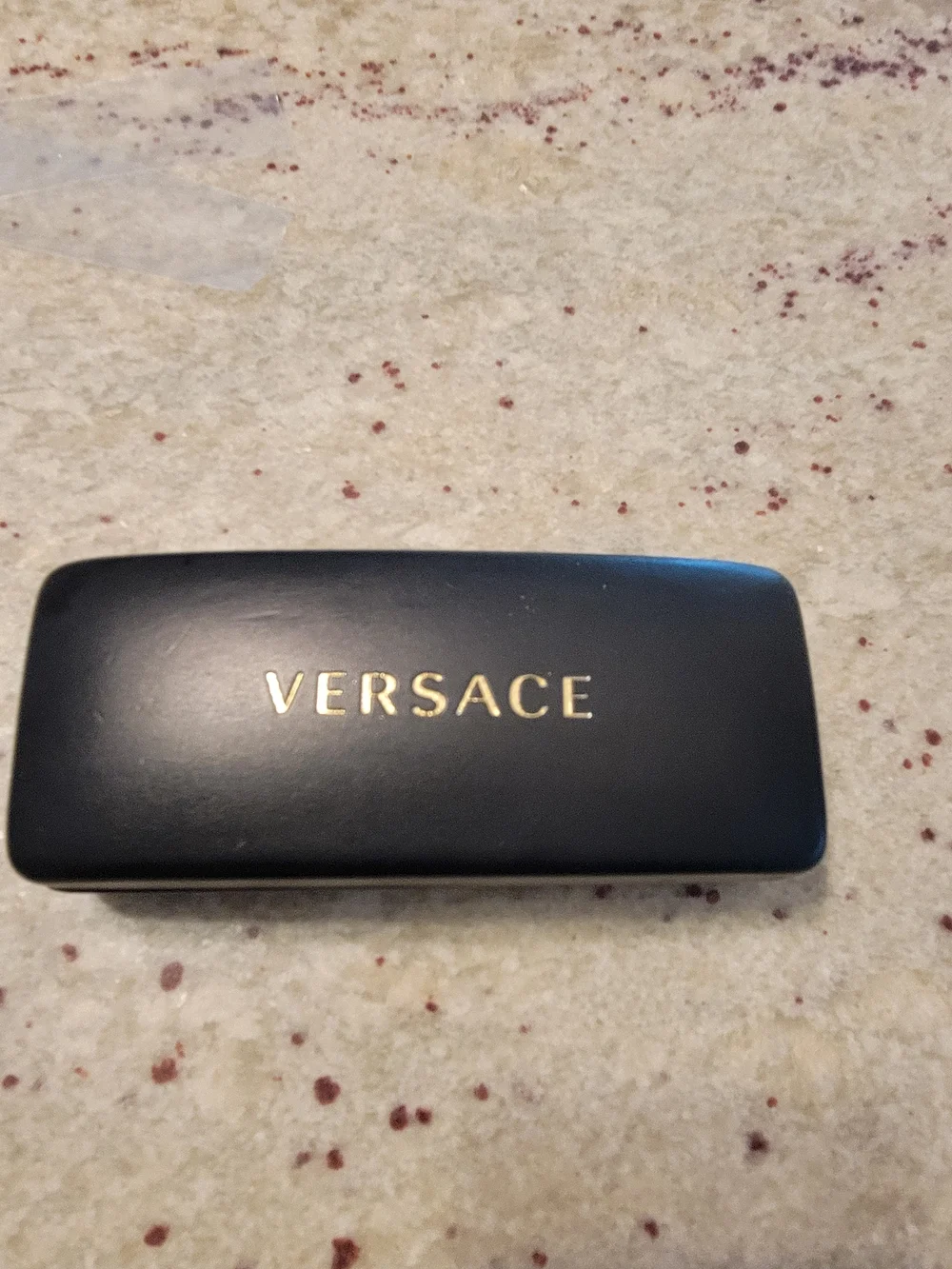 Versace Black Cat-Eye Sunglasses with Gray Gradient Lenses
